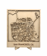 Load image into Gallery viewer, 3D Map of San Francisco