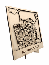 Load image into Gallery viewer, 3D Map of San Francisco