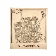 Load image into Gallery viewer, 3D Map of San Francisco