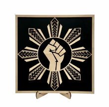 Load image into Gallery viewer, BLM x AAPI Tribal Solidarity Frame v3 (PI Sun)