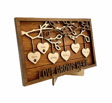 Load image into Gallery viewer, Hanging Hearts Frame