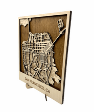 Load image into Gallery viewer, 3D Map of San Francisco