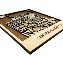Load image into Gallery viewer, 3D Map of San Francisco