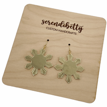 Load image into Gallery viewer, Oversized Philippines Sun Earrings (Acrylic)