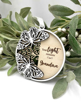 Load image into Gallery viewer, Butterflies Remembrance Ornament
