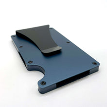 Load image into Gallery viewer, Full Tribal Engraved Metal Wallet - Blue Mist