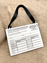Load image into Gallery viewer, Vaccination Card Ornament (2021)