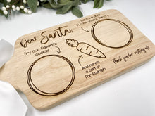 Load image into Gallery viewer, Santa Milk & Cookies Board (Small)