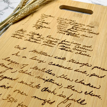 Load image into Gallery viewer, Custom Engraved Bamboo Cutting Board