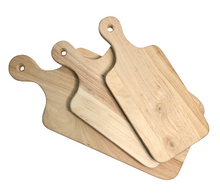 Load image into Gallery viewer, Custom Engraved Rubberwood Charcuterie Board w/Handle