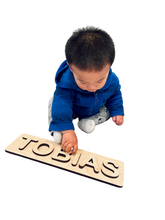 Load image into Gallery viewer, Personalized Wooden Name Puzzle