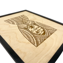 Load image into Gallery viewer, Tribal Latte Stone w/Guam Seal Frame
