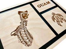 Load image into Gallery viewer, Tribal Guam & Turtle Frame #4