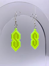 Load image into Gallery viewer, Retro "S" Earrings - Solid (Acrylic)