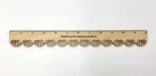 Load image into Gallery viewer, Scalloped Ruler (Wood)
