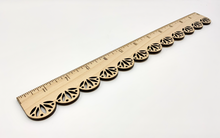 Load image into Gallery viewer, Scalloped Ruler (Wood)