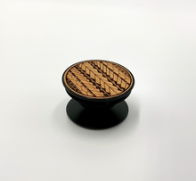 Load image into Gallery viewer, Tribal Engraved Phone Grip #1 (Wood)
