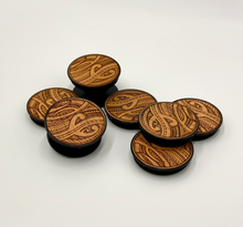 Load image into Gallery viewer, Tribal Engraved Phone Grip #2 (Wood)
