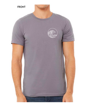 Load image into Gallery viewer, Tribal Wave Tee (Storm & White)