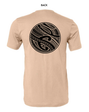 Load image into Gallery viewer, Round Tribal Tee (Tan & Black)