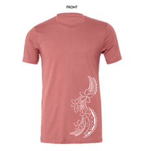 Load image into Gallery viewer, Tribal Plumeria Tee (Mauve & White)