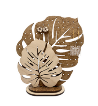 Load image into Gallery viewer, Monstera Leaves Earring Stand