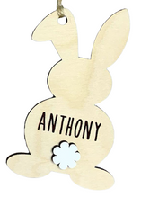 Load image into Gallery viewer, Easter Basket Bunny Tag