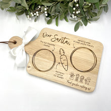 Load image into Gallery viewer, Santa Milk & Cookies Board (Medium)