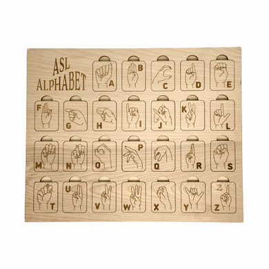 American Sign Language (ASL) Alphabet Puzzle