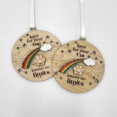 Love Knows No Limits (Dog/Cat) Ornament