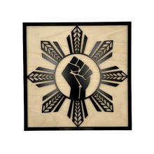 Load image into Gallery viewer, BLM x AAPI Tribal Solidarity Frame v3 (PI Sun)
