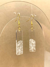 Load image into Gallery viewer, Half Peony Bar Earrings (Acrylic)
