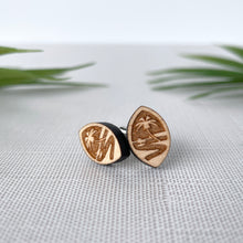 Load image into Gallery viewer, Guam Seal Studs (Wood)
