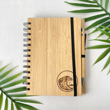 Load image into Gallery viewer, Bamboo Engraved Notebook (v2)
