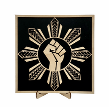 Load image into Gallery viewer, BLM x AAPI Tribal Solidarity Frame v3 (PI Sun)
