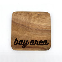 Load image into Gallery viewer, 3.5&quot; BAY AREA Acacia Wood Coasters (Square, Set of 2)

