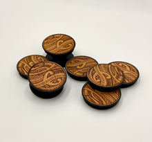 Load image into Gallery viewer, Tribal Engraved Phone Grip #2 (Wood)
