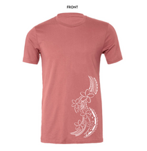 Load image into Gallery viewer, Tribal Plumeria Tee (Mauve &amp; White)
